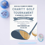 Golf Tournament Event Custom  Flyer (Enkel)