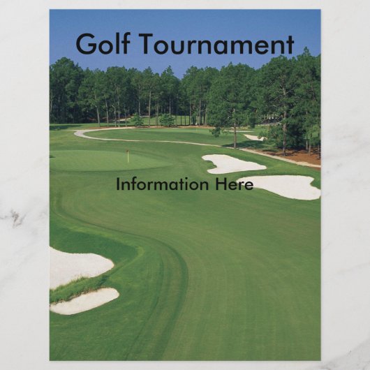 Golf Tournament Flyer (Voorkant)