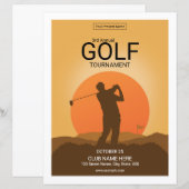 Golf Tournament Flyer Template (Voorkant / Achterkant)