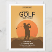 Golf Tournament Flyer Template (Voorkant)