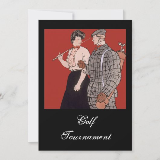 Golf Tournament Kaart (Voorkant)