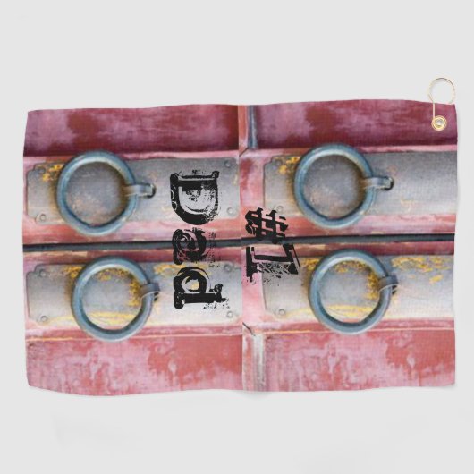 Golf Towel #1 Pap Golfhanddoek (Horizontaal)