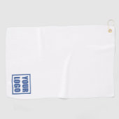 Golf Towel Business Logo Sjabloon Golfhanddoek (Horizontaal)