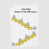 Golf Towel Cheese Mouse  Golfhanddoek (Voorkant)