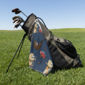 Golf Towel Cigar Golfhanddoek (Groen)