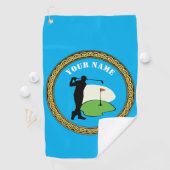 Golf Towel Custom Golf - Naam toevoegen Golfhanddoek (Insitu)