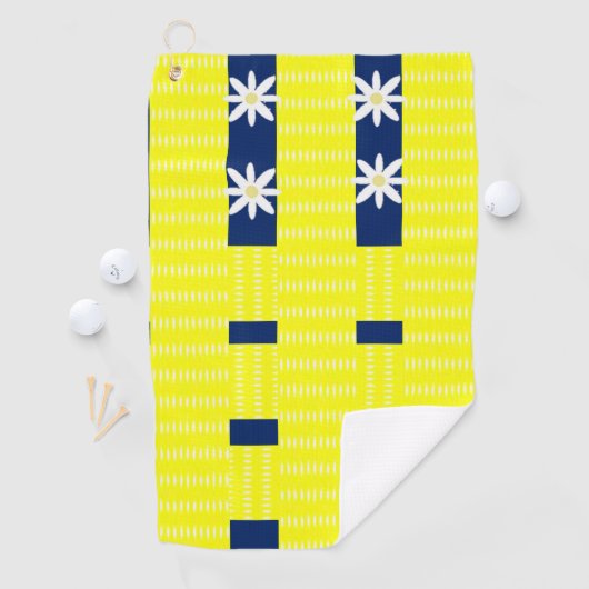 Golf Towel Floral Golfhanddoek (Insitu)