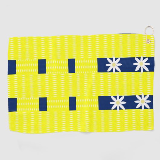 Golf Towel Floral Golfhanddoek (Horizontaal)