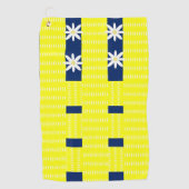 Golf Towel Floral Golfhanddoek (Voorkant)