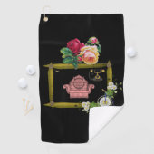 Golf Towel Floral Golfhanddoek (Insitu)