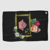Golf Towel Floral Golfhanddoek (Horizontaal)