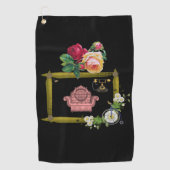 Golf Towel Floral Golfhanddoek (Voorkant)