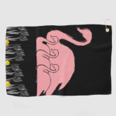 Golf Towel Floral Golfhanddoek (Horizontaal)