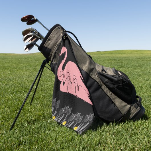 Golf Towel Floral Golfhanddoek (Groen)