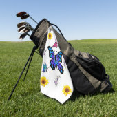 Golf Towel Floral Golfhanddoek (Groen)