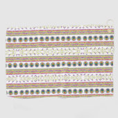 Golf Towel Floral Golfhanddoek (Horizontaal)