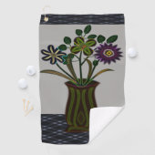 Golf Towel Floral Golfhanddoek (Insitu)