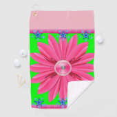 Golf Towel Floral Golfhanddoek (Insitu)