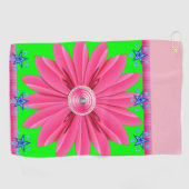 Golf Towel Floral Golfhanddoek (Horizontaal)