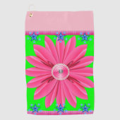 Golf Towel Floral Golfhanddoek (Voorkant)