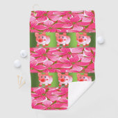 Golf Towel Floral Golfhanddoek (Insitu)