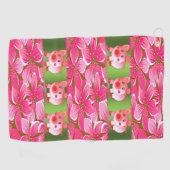 Golf Towel Floral Golfhanddoek (Horizontaal)