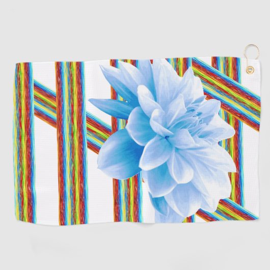 Golf Towel Floral Golfhanddoek (Horizontaal)