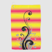Golf Towel Floral Golfhanddoek (Voorkant)