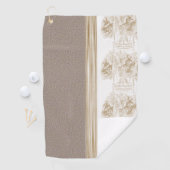 Golf Towel Floral Golfhanddoek (Insitu)
