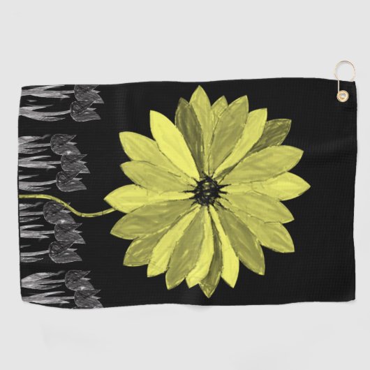 Golf Towel Floral Golfhanddoek (Horizontaal)