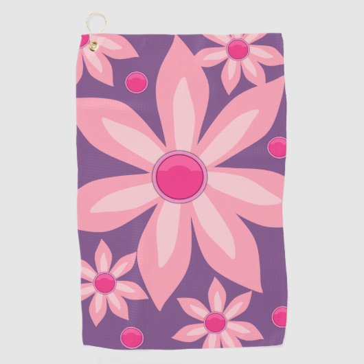 Golf Towel Floral Golfhanddoek (Voorkant)
