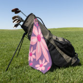 Golf Towel Floral Golfhanddoek (Groen)