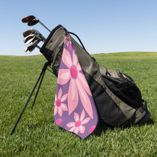 Golf Towel Floral Golfhanddoek (Groen)