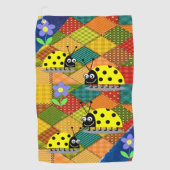 Golf Towel Floral Golfhanddoek (Voorkant)