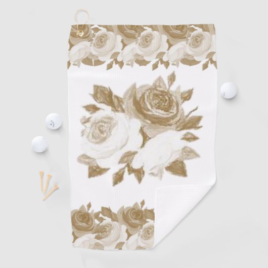 Golf Towel Floral Golfhanddoek (Insitu)