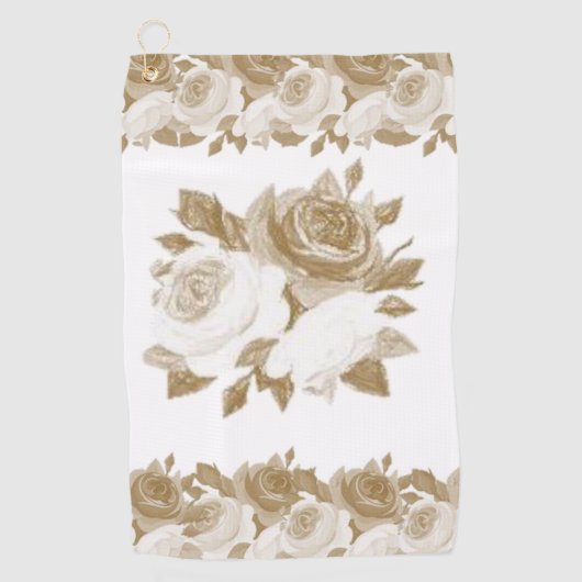 Golf Towel Floral Golfhanddoek (Voorkant)