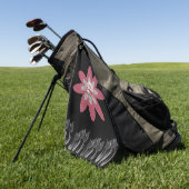 Golf Towel Floral Golfhanddoek (Groen)