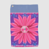 Golf Towel Floral Golfhanddoek (Voorkant)