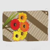 Golf Towel Floral Golfhanddoek (Horizontaal)