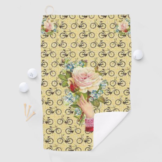 Golf Towel Floral Golfhanddoek (Insitu)