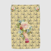Golf Towel Floral Golfhanddoek (Voorkant)