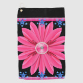 Golf Towel Floral Golfhanddoek (Voorkant)