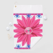 Golf Towel Floral Golfhanddoek (Insitu)