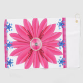 Golf Towel Floral Golfhanddoek (Horizontaal)