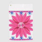 Golf Towel Floral Golfhanddoek (Voorkant)