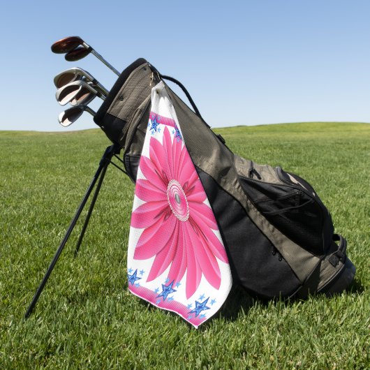 Golf Towel Floral Golfhanddoek (Groen)