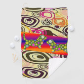 Golf Towel Floral Golfhanddoek (Insitu)
