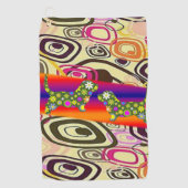 Golf Towel Floral Golfhanddoek (Voorkant)