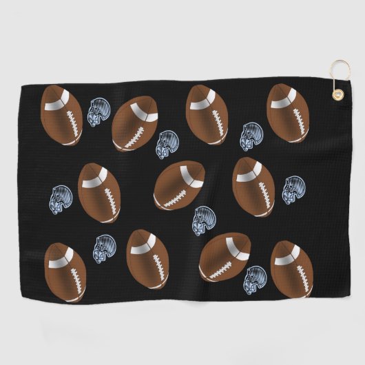 Golf Towel Football Golfhanddoek (Horizontaal)