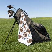 Golf Towel Football Golfhanddoek (Groen)
